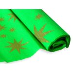 ST Krep leter, green/gold stars 135674