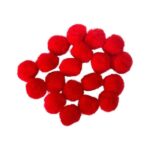 ST Crafty pom pom 1/20, Red 137464