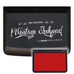 Colop Vintage Stamp pad, Red 158415