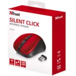 Trust Mouse Wireless, Mydo SilenClick, Red