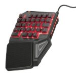 Trust Gaming Keyboard, GXT 888 Assa Single Handed, Cable 1.8m
