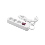 MR Kabell vazhduese me 3 porta,1.4m white