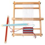 BINO Weaving loom with wool, 82148