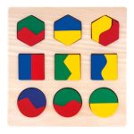 BINO Geometric figure puzzle, 84029