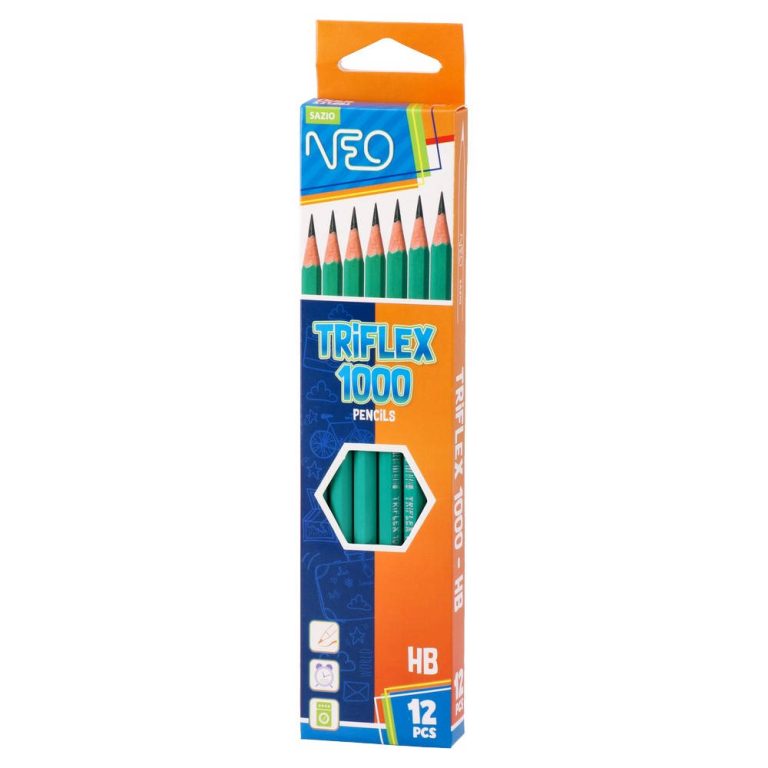 Triflex 1000, pencil with eraser, HB
