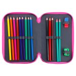 Double decker fancy, full pencil case, 2 zippers, Cupcake - Figura 3