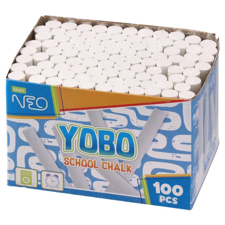Yobo L, school chalk, white, 100pcs thumbnail 2