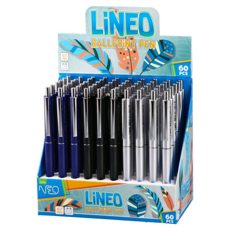 Lineo, ballpoint pen, blue, 0.7mm