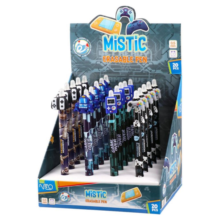 Mistic, erasable pen, blue, 0.5mm, Game