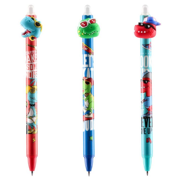 Mistic, erasable pen, blue, 0.5mm, Dino thumbnail 2