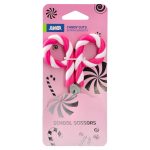 Candy cuts, school scissors, blister, pink, 13.5cm