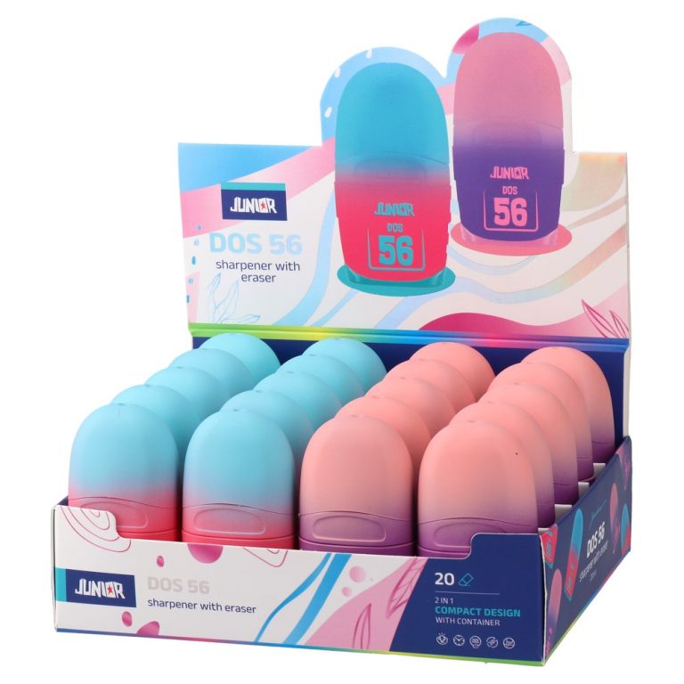 Dos 56, sharpener with eraser, mix thumbnail 2