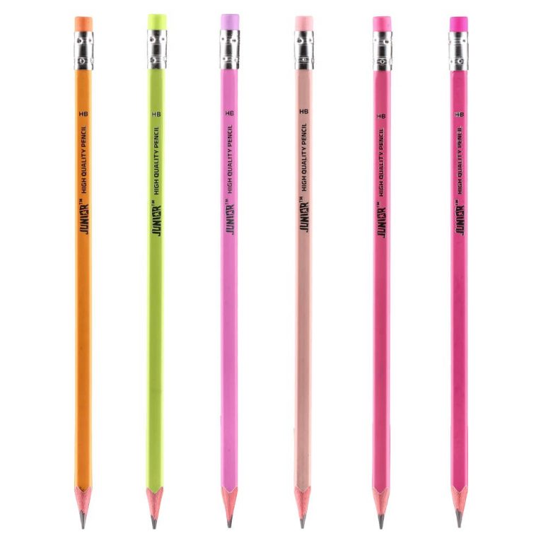 Cubic, pencil with eraser, Sunset, HB, 6pcs