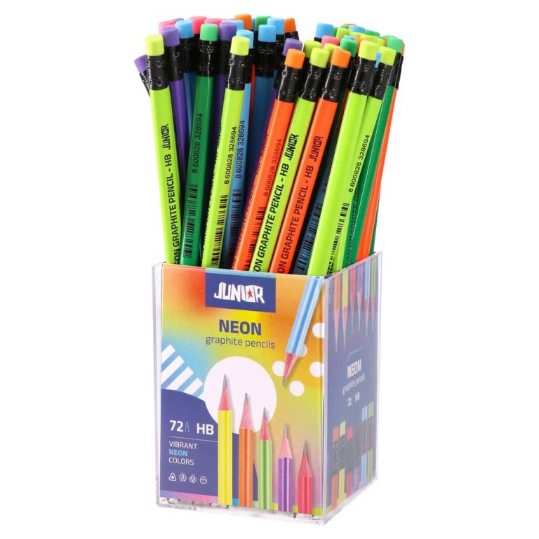 Neon, pencil with eraser, HB thumbnail 2
