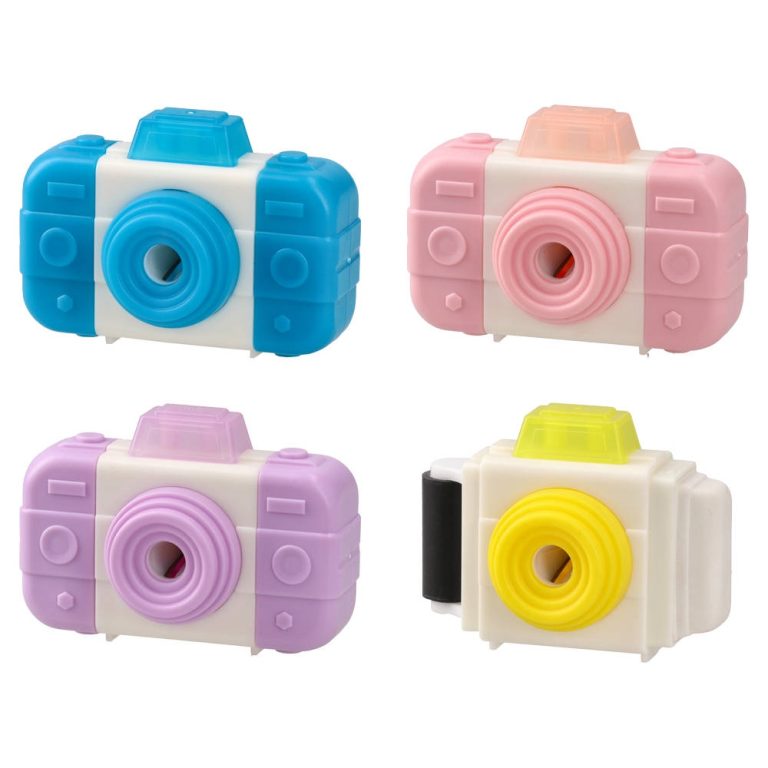 Dos 126, sharpener with eraser, camera, mix
