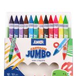 Cartoon Jumbo, crayon colors, triangle, 12pcs - Figura 2