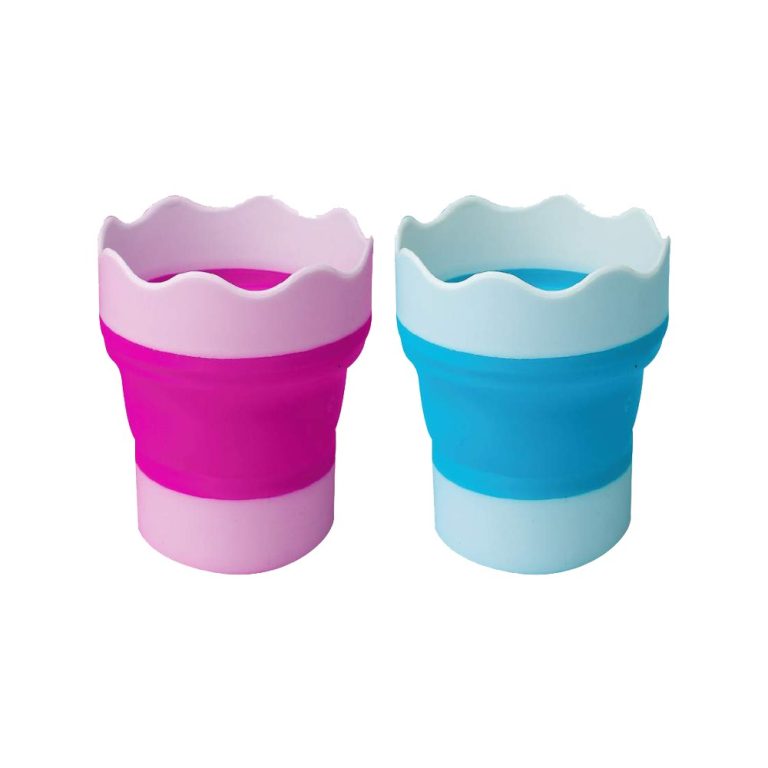 Cupsy, school paint pot, plastic, blue
