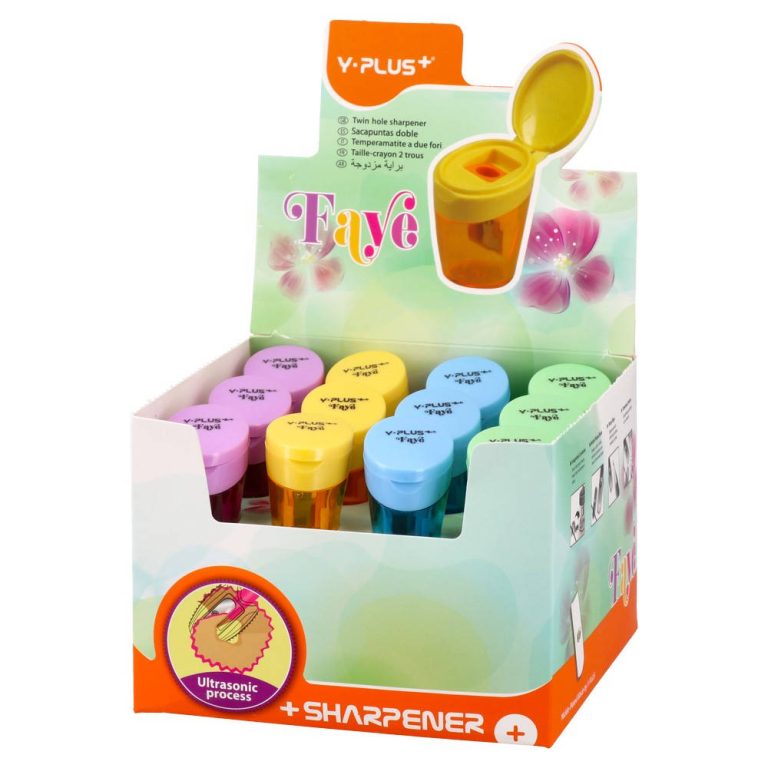 Y-Faye, sharpener, PVC