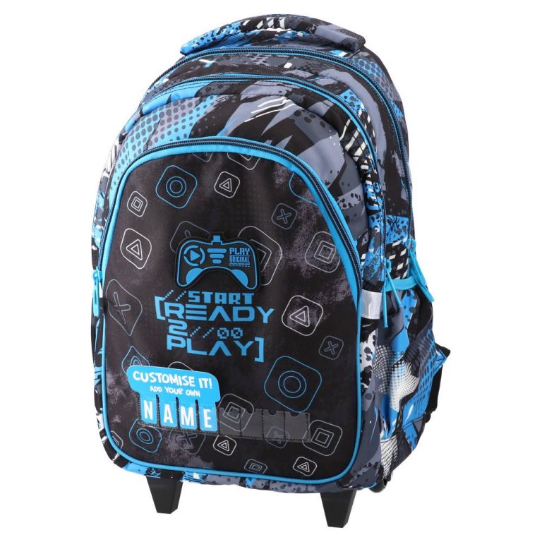 Trolley, backpack with wheels, Ready to play